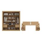 Guarda-roupas Casal Com Cabeceira/espelho Multimóveis Mp4328