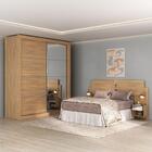 Guarda-roupas Casal Com Cabeceira/espelho Multimóveis Mp4328