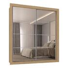 Guarda-roupas Casal Com Espelho 2 Portas De Correr 4 Gavetas