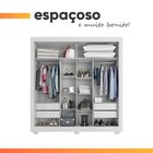 Guarda Roupas Casal Com Espelho 2 Portas De Correr 4 Gavetas