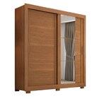 Guarda Roupas Casal Com Espelho 2 Portas De Correr 4 Gavetas