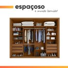 Guarda Roupas Casal Com Espelho 2 Portas De Correr 6 Gavetas
