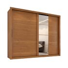 Guarda Roupas Casal Com Espelho 2 Portas De Correr 6 Gavetas