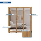 Guarda Roupas Casal Com Espelho 3 Portas 4 Gavetas E Pés Quit