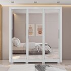 Guarda Roupas Casal Com Espelho 3 Portas 4 Gavetas E Pés Quit