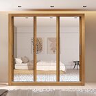 Guarda Roupas Casal Com Espelho 3 Portas 4 Gavetas Quito Espr