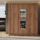 Guarda Roupas Casal Com Espelho 3 Portas De Correr Mdp Vivacc