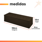 Guarda Roupas Casal Com Espelho 6 Portas 2 Gavetas Mobi Branc