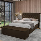 Guarda Roupas Casal Com Espelho 6 Portas 2 Gavetas Mobi Branc