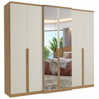 Guarda Roupas Casal Com Espelho 6 Portas 4 Gavetas Valência F