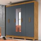 Guarda Roupas Casal Com Espelho 8 Portas 4 Gavetas Diplomata