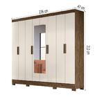 Guarda Roupas Casal Com Espelho 8 Portas 4 Gavetas Diplomata