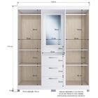 Guarda Roupas Casal Com Espelho E Pés Multiuso Organizador 4