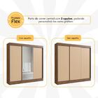 Guarda-roupas Casal Com Espelhos Flex Multimóveis Cr35265