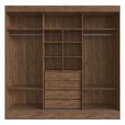 Guarda-roupas Casal Com Espelhos Flex Multimóveis Cr35265