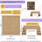 Guarda-roupas Casal E Cabeceira Com 2 Mesas De Cabeceira Mult