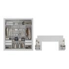 Guarda-roupas Casal E Cabeceira Com 2 Mesas De Cabeceira Mult