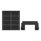 Guarda-roupas Casal E Cabeceira Com 2 Mesas De Cabeceira Mult