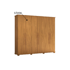 Guarda-roupas Casal Evoque 6 Portas 4 Gavetas - Carvalho