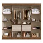 Guarda-roupas Casal Mdf 8 Portas 4 Gavetas Multimóveis Cr35200