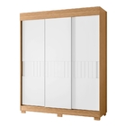 Guarda Roupas Casal Stone Portas Flex Nature Branco Titanium