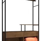 Guarda Roupas Closet Aberto Bcl Com Cômoda Casal Sv Pr De