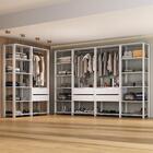 Guarda-roupas Closet Modulado 405cm 6 Peças Com 6 Gavetas E C