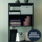 Guarda Roupas Closet Modulado Aberto E Organizador Com 2 Nich