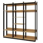 Guarda Roupas Closet Wood Organização Elegante Com Módulo Cab