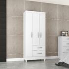 Guarda-roupas Com 3 Portas E 2 Gavetas Multimóveis Cr35139