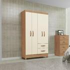Guarda-roupas Com 4 Portas E 2 Gavetas Multimóveis Cr35138