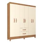 Guarda-roupas Com 6 Portas E 2 Gavetas Multimóveis Cr35137