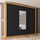 Guarda Roupas Com Espelho Casal 3 Portas De Correr Maysa Frei