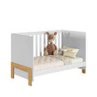 Guarda-roupas Cômoda E Berço Mini Cama 70cm Refúgio Branco Ac