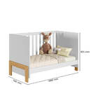 Guarda-roupas Cômoda E Berço Mini Cama 70cm Refúgio Branco Ac