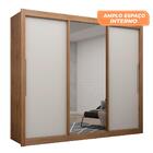 Guarda Roupas De Casal C/espelho Max Madeirado/off White