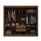 Guarda Roupas De Casal C/espelho Max Madeirado/off White