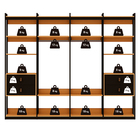 Guarda-roupas Genialflex Closet Modulado Freijó Preto Fosco