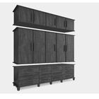 Guarda Roupas Grande Berlim 5 Portas 12 Gavetas Com Maleiro