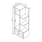 Guarda-roupas Infantil 1 Porta 2 Gavetas Multimóveis Cr35097