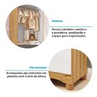 Guarda Roupas Infantil 2 Portas Com Janela 3 Gavetas 100% Mdf