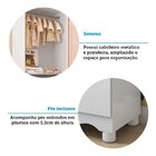 Guarda Roupas Infantil 2 Portas Com Janela 3 Gavetas 100% Mdf