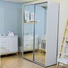 Guarda Roupas Infantil 2 Portas De Correr Accesso Móbile Bran