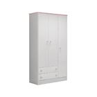 Guarda-roupas Infantil 3 Portas 2 Gavetas Multimóveis Cr40053