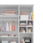 Guarda Roupas Infantil 3 Portas 2 Gavetas Valência Rose Aceti