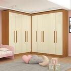 Guarda-roupas Infantil 9 Poras Jasmim Cinamomo/off White