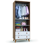 Guarda Roupas Infantil Para Quarto Bebê 2 Portas 2 Gavetas En