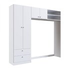 Guarda-roupas Infantil Ponte 4 Portas 2 Gavetas Aconchego  Br