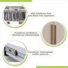 Guarda Roupas Lisboa 6 Portas 4 Gavetas Salleto Cinamomo-off