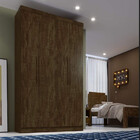 Guarda Roupas Manaus 4 Portas Solteiro Salleto Moveis